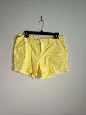 Seychelles Lemon Yellow Denim Shorts
